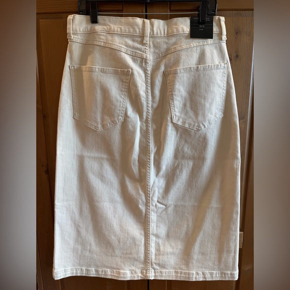 Banana Republic Factory Cream Midi Skirt - Picture 3 of 10